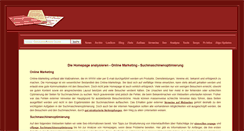 Desktop Screenshot of homepage-analysieren.de