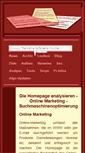 Mobile Screenshot of homepage-analysieren.de