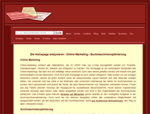 Tablet Screenshot of homepage-analysieren.de